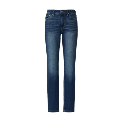 Afbeelding van s.Oliver Pocketform Slim fit jeans, Dames, Maat: 34x30, Blau