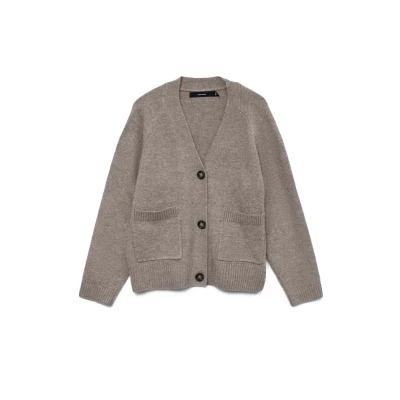 Afbeelding van Vero Moda Vmboom GA NOOS Vest, Dames, Maat: XL, Moon rock
