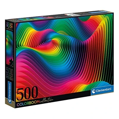 Afbeelding van Clementoni Puzzel Colorboom Collection Golven 500 Stukjes