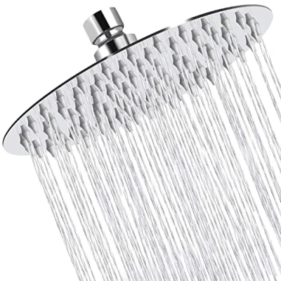 Afbeelding van Hettecy AISI304 regendouche, 12 inch (30 cm) douchekop roestvrij staal, regendouchekop rond (8 inch)