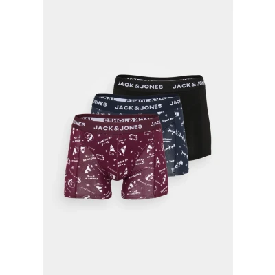 Afbeelding van JACK&amp;JONES ADDITIONALS JACSNOWFLAKE TRUNKS 3 PACK Heren Onderbroek Maat S