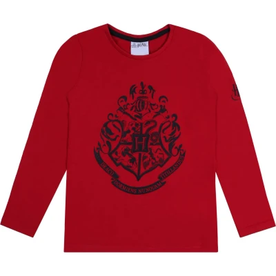 Afbeelding van Maroon meisjes Harry Potter blouse met lange mouwen