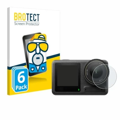 Afbeelding van BROTECT Screenprotector voor DJI Osmo Action 4 (Lens) Folie Beschermfolie matte (6 Stuks)