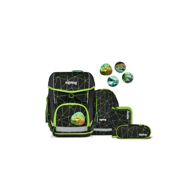Afbeelding van Ergobag cubo light Schooltas set voor kinderen, Maat: One Size, Schwarz