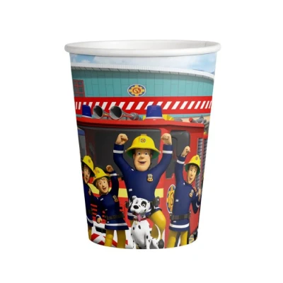 Afbeelding van Sam de Brandweerman Bekers 250ml 8 stuks
