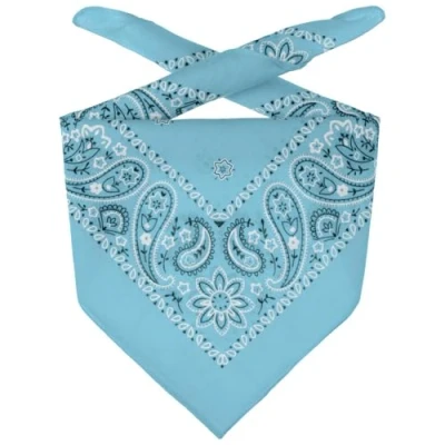 Afbeelding van Lipodo Bandana Doek Dames/Heren/Kinderen hoofddoeken bandanas hoofddoek voor Zomer/Winter One Size lichtblauw