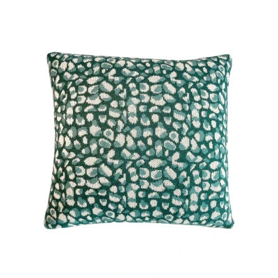 Afbeelding van Malagoon Primitive Dot Gebreid Sierkussen 50 x cm Groen