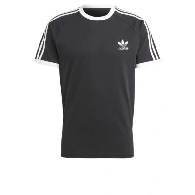 Afbeelding van adidas Originals Stripes TEE Tshirt print, Heren, Maat: XS, Black