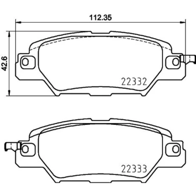Afbeelding van Brembo Remblokset P 49 053