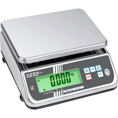 Afbeelding van Kern FXN 3K 4N Tafelweegschaal Weegbereik (max.) 3 kg Resolutie 0.5 g werkt op batterijen Meerdere kleuren