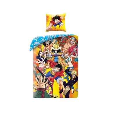Afbeelding van One Piece Luffy en zijn Crew IV Microvezel Beddengoed Set (140x200cm + 63x63cm)