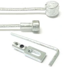 Afbeelding van Elvedes Rem binnenkabel set 2 nippels haak 6481