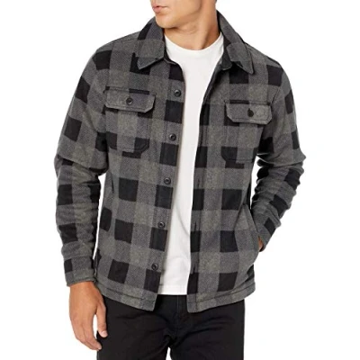 Afbeelding van Amazon Essentials Polar Fleece Shirt met lange mouwen, Charcoal Buffalo, XXL