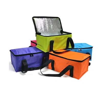 Afbeelding van Provance Koeltas, boodschappentas, isolatietas, koelbox, 9,5 l, picknicktas, isolatiebox, opvouwbaar, strandtas, oranje