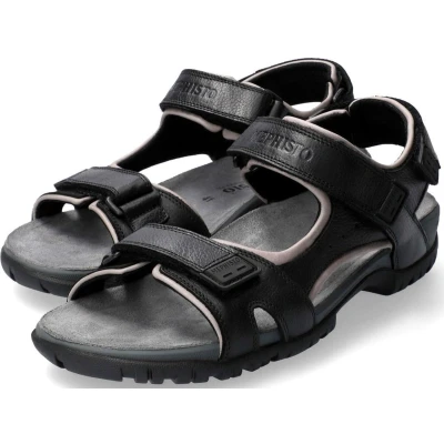 Afbeelding van Mephisto Brice heren sandaal zwart maat 39 (EU) 6 (UK)