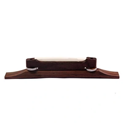 Afbeelding van Alnicov 6 String Jazz Gitaar Rosewood Bridge met Bone Zadel Hardware Onderdelen