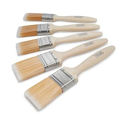 Afbeelding van Hamilton For The Trade Fijne Tip Borstels 5 Pack 1&quot;, 1.5&quot;, 2&quot;, Bruin