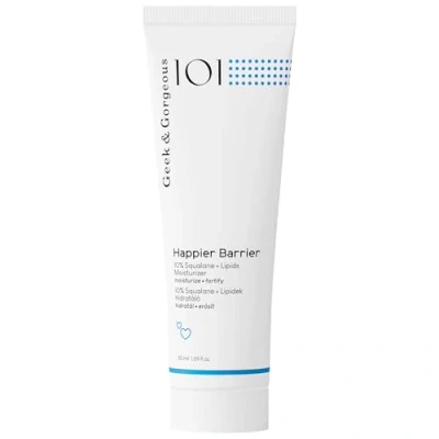Afbeelding van Geek &amp; Gorgeous HAPPIER BARRIER Voedende crème huidcrème voor een gezonde huidbarrière en zijdezachte huid droge, normale gemengde tube van 50 ml
