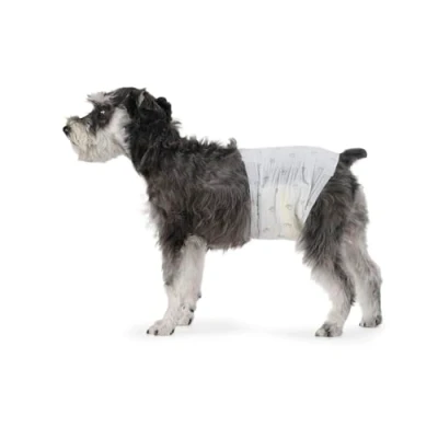 Afbeelding van Amazon Basics Hondenluier voor reuen, wegwerpluiers, medium (verpakking van 30), wit