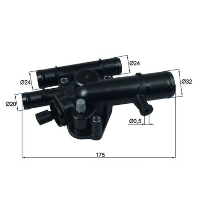 Afbeelding van Thermostaat, koelvloeistof MAHLE TI 243 89