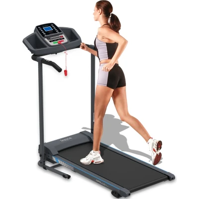 Afbeelding van Electric Folding Treadmill Exercise Machine Smart Compact Digital Fitness Workout Trainer w/Bluetooth App Sync, Manual Incline Adjustment, For Walking, Running, Gym
