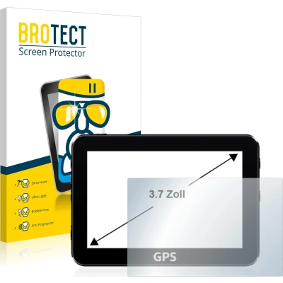 Afbeelding van BROTECT Screenprotector voor Navigatie en GPS met 3.7 inch Schermen [57 mm x 75 mm, 4:3] Folie Beschermfolie Beschermglas transparant