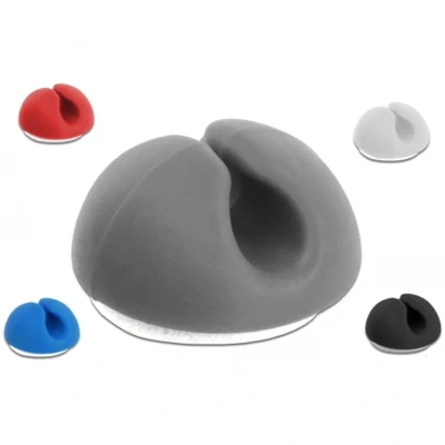 Afbeelding van Delock kabelhouder mini set 10 stuks geassorteerde kleuren