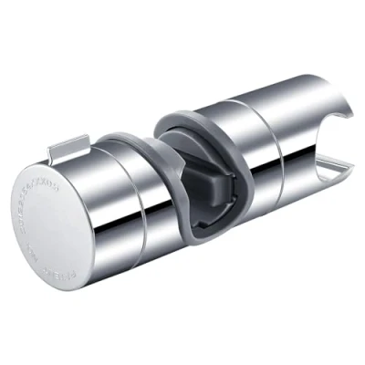 Afbeelding van Joyoldelf Universele handdouchehouder, verstelbare douchehouder, 360 draaibaar, douche houder voor glijstang, 19 25 mm buitendiameter van ABS kunststof, verchroomd