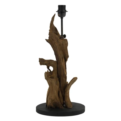 Afbeelding van Light &amp; Living Lampvoet IKAL 25x25x50 Bruin