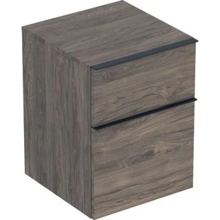 Afbeelding van Geberit iCon zijkast met 2 laden, noten hickory 450 x 600 476