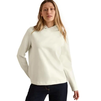 Afbeelding van Cecil Hoodie, Dames, Maat: Large, Weiß