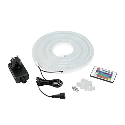 Afbeelding van EUROLITE LED Neon Flex 24V RGB 5m with IR Set