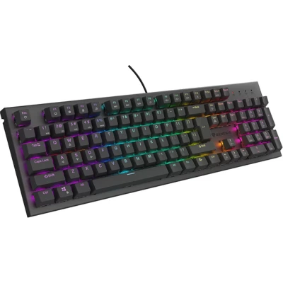 Afbeelding van GAMING KEYBOARD GENESIS THOR 303 US LAYOUT RGB BACKLIGHT BROWN SWITCH HOT SWAP NKG 2177