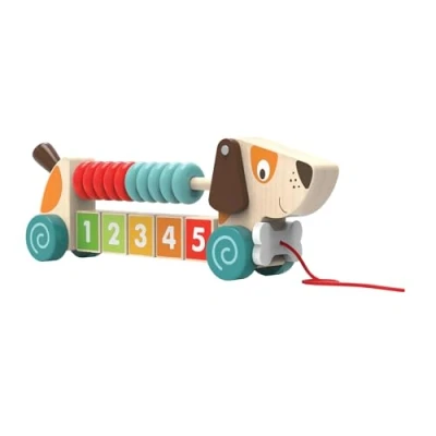 Afbeelding van Edushape Counting Pullapup Speelgoed voor kinderen, Maat: One Size, Multi coloured
