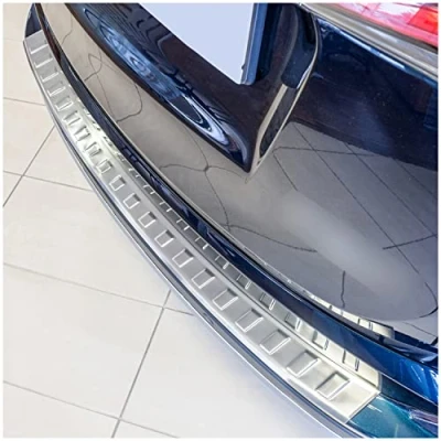 Afbeelding van tuning art BL942 Achterbumperprotector met afschuining voor Toyota RAV4 4 Facelift, Kleur:Zilver