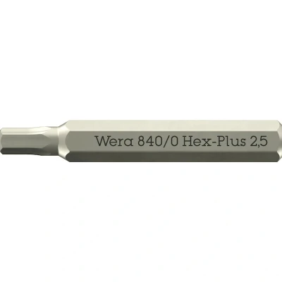 Afbeelding van Wera 05058112001 840/0 Hex Plus Micro Bit 2,5 X 30 Mm