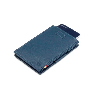 Afbeelding van Garzini Portemonnee heren en dames leder, Kaarthouder RFID, Portefeuille 12 kaarten, Blauw