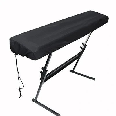 Afbeelding van LIGICKY Piano Keyboard Stofkap met Trekkoord Beschermend voor 88 Toetsen Digitale Piano&#039;s, Zwart