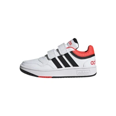 Afbeelding van Hoops 3.0 CF C H03863 Vrijetijdsschoenen Junior Cloud White Core Black Bright Red105 28,5 Schoenen