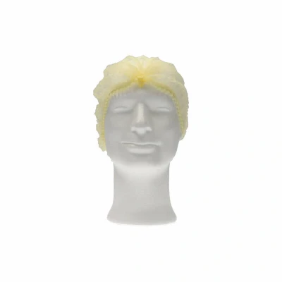 Afbeelding van Haarnetjes CMT Haarnet Clip Cap PP Non Woven Geel Maat XL 58cm