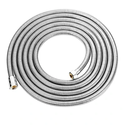 Afbeelding van Lange doucheslang 4 m roestvrij staal waterdichte anti knik explosie met messing connector slang