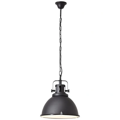 Afbeelding van Brilliant Moderne/Industriële Hanglamp &quot;Jesper&quot; Zwart