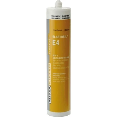 Afbeelding van Elastosil E4 transparant multifunctionele lijm voor siliconen.