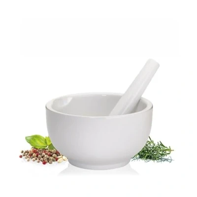 Afbeelding van Vijzel, porselein, 7 cm hoog