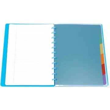 Afbeelding van Atoma Tabbladen, Voor A4+ Schriften, Uit Pp, Set Van 6, Geassorteerde Kleuren Tabblad