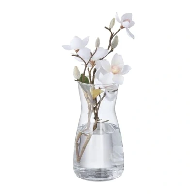 Afbeelding van Relaxdays vaas glas rond 20 x 10,5 cm bloemenvaas transparant