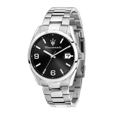 Afbeelding van Maserati Analog Horloge, Heren, Maat: One Size, Silber