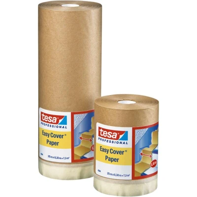 Afbeelding van Tesa afplakpapier Easycover 4364 Chamois 300mmx25mtr