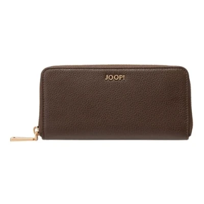 Afbeelding van JOOP! Leren Portemonnee Vivace Melete Purse Seal Brown Bruine