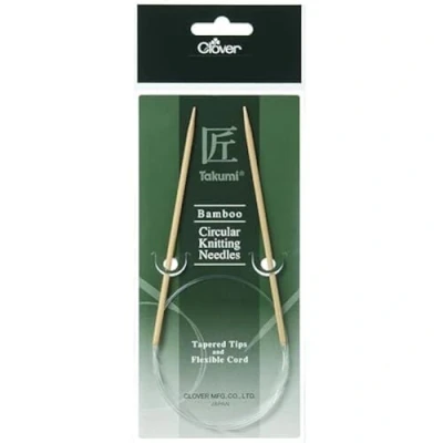 Afbeelding van Clover 3922 rondbreinaald bamboe Takumi 80 cm, 2,25 mm